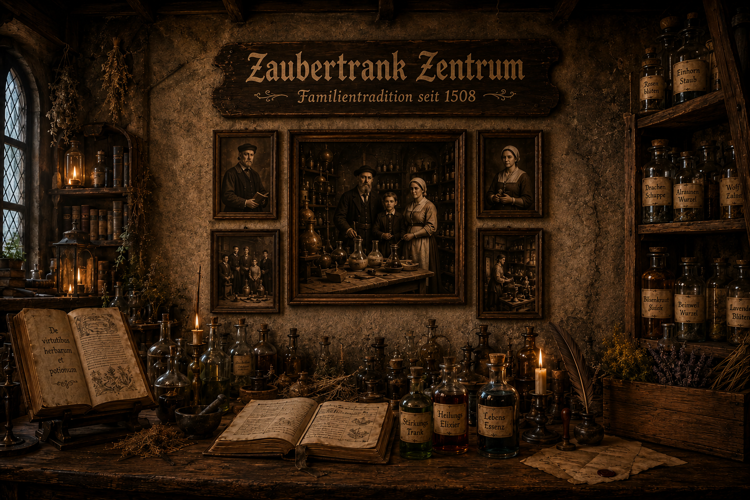 Laden des Zaubertrank-Zentrums